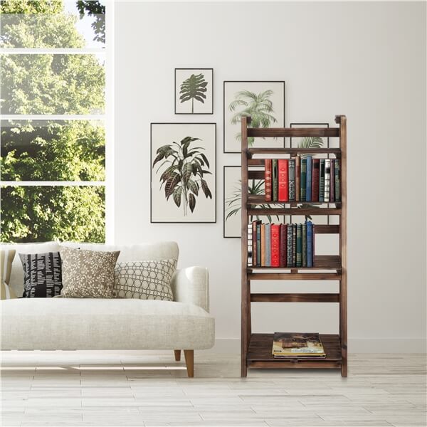 Yaheetech 4-Tier Wooden Foldable Plant Stands Racks - Image 7