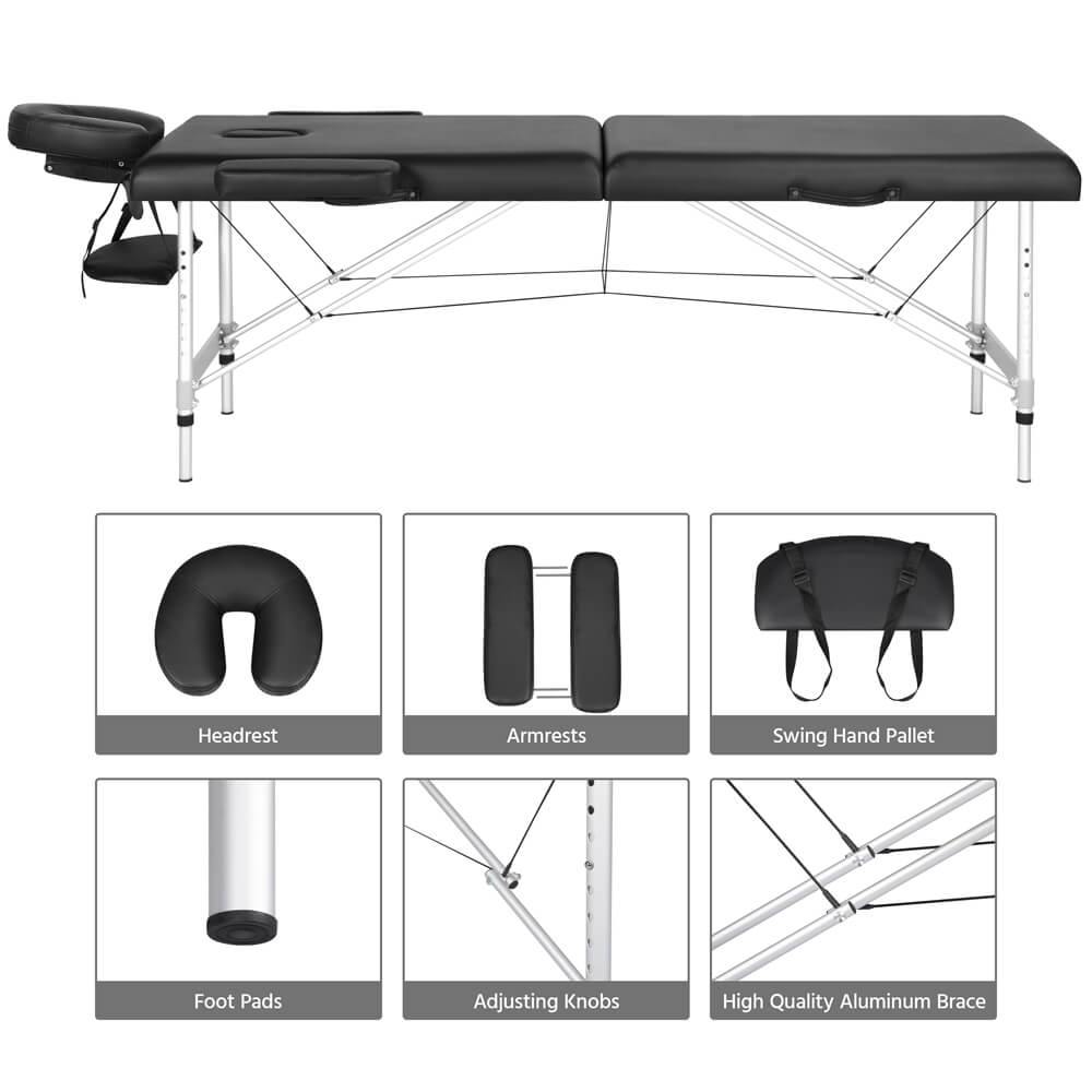 Yaheetech Portable Massage Bed 84inch - Image 6