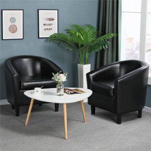 Barrel Chairs Set of 2