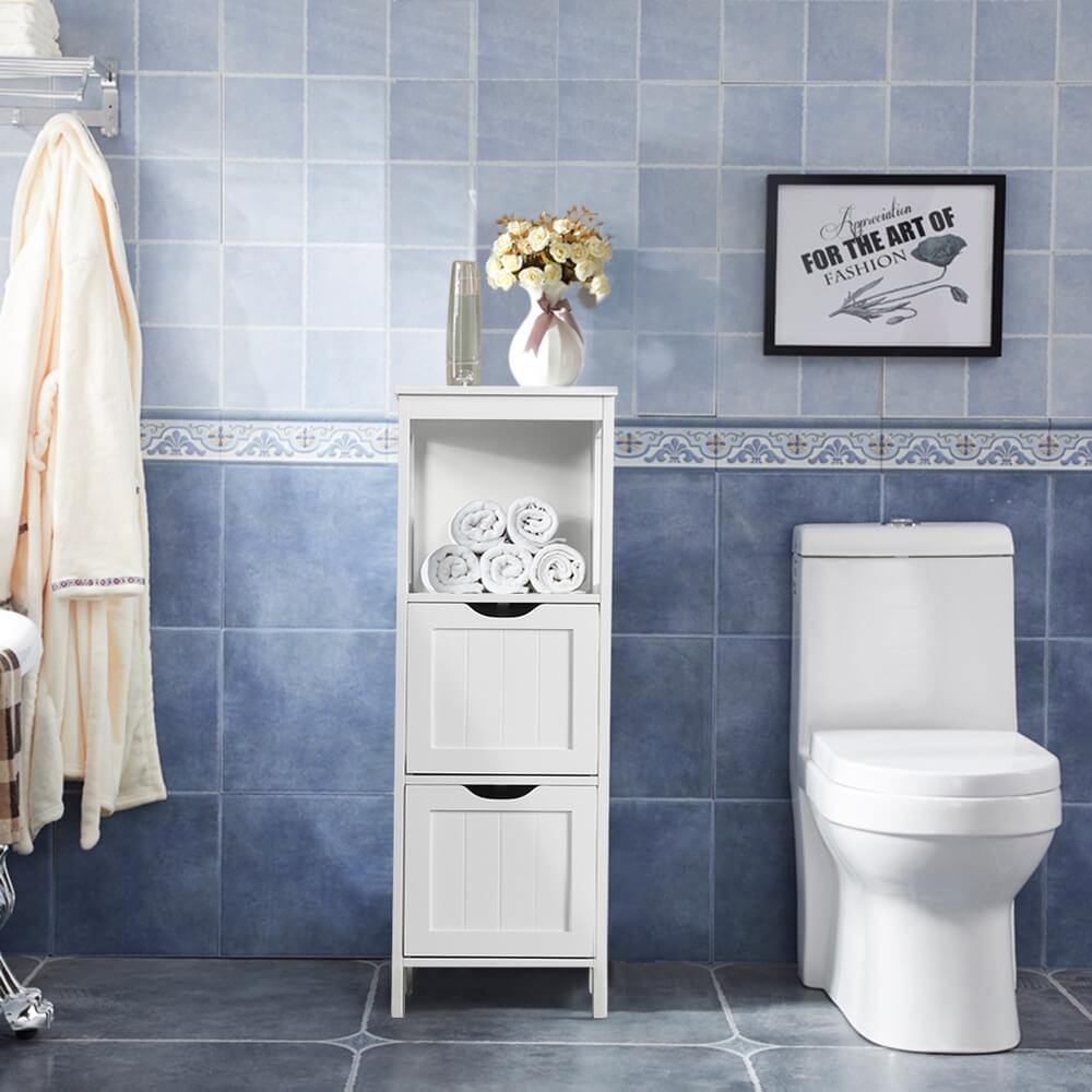 Yaheetech White Bathroom Cabinet - Image 2