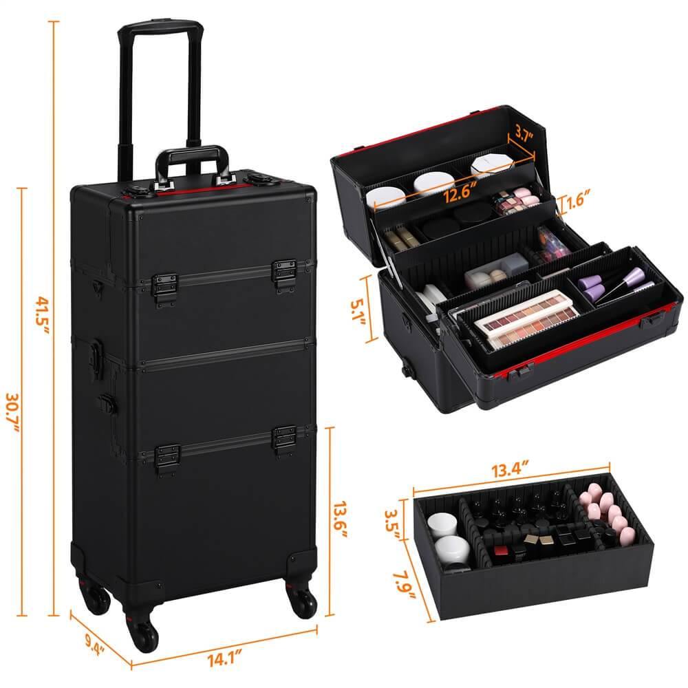 Yaheetech Makeup Case 3-In-1 - Image 3