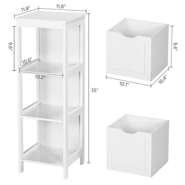 Yaheetech Bathroom Floor Cabinet - Image 4