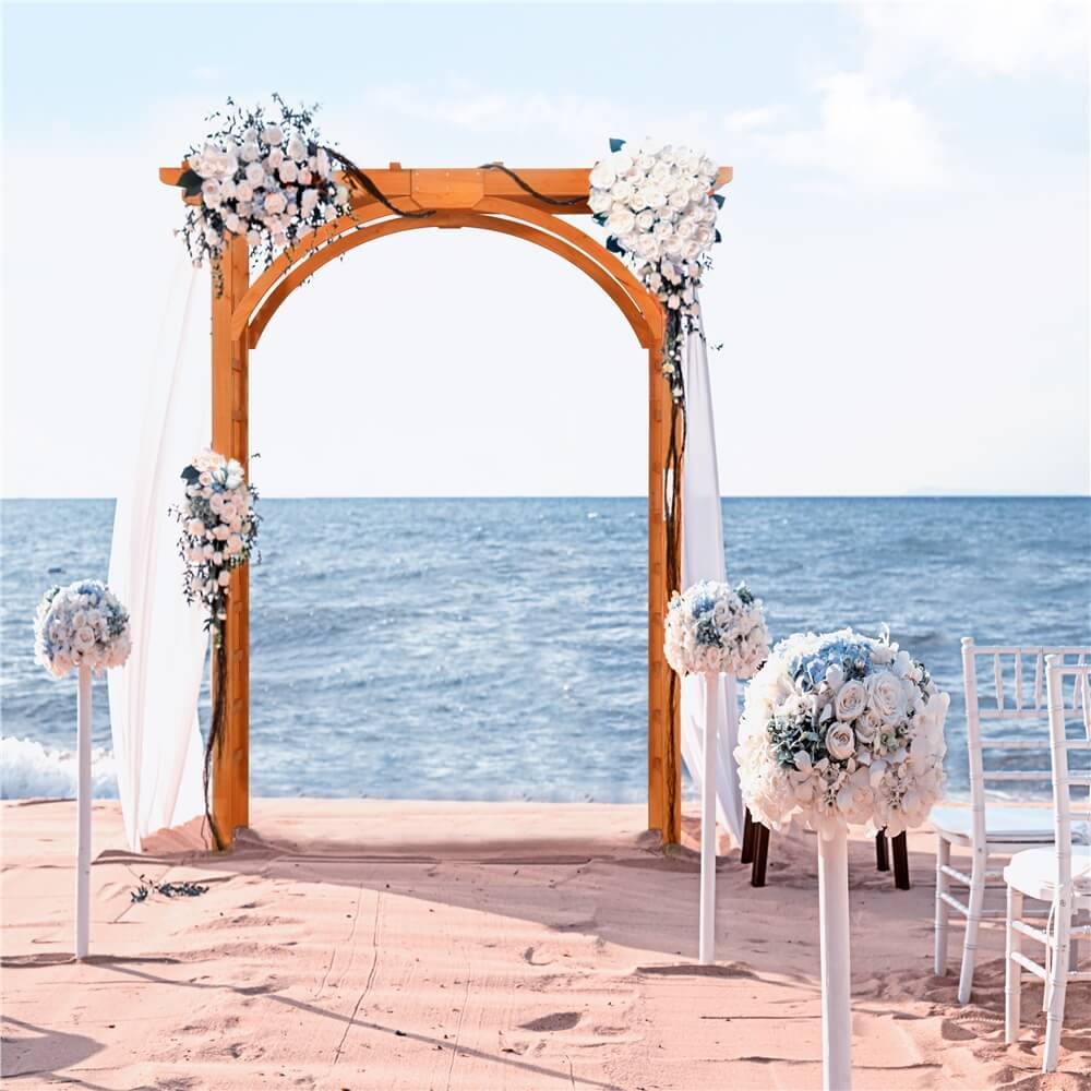 Yaheetech Wood Garden Arbor