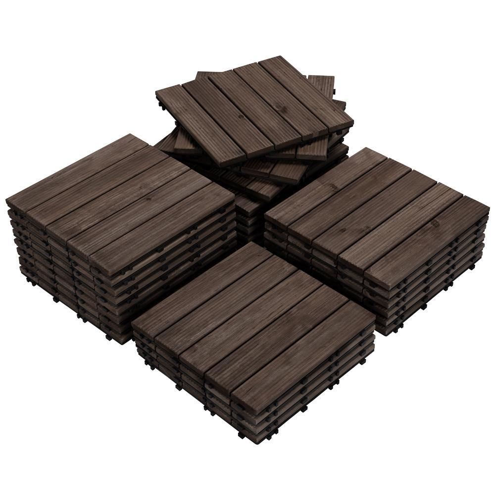 Yaheetech Patio Deck Tiles 27pcs