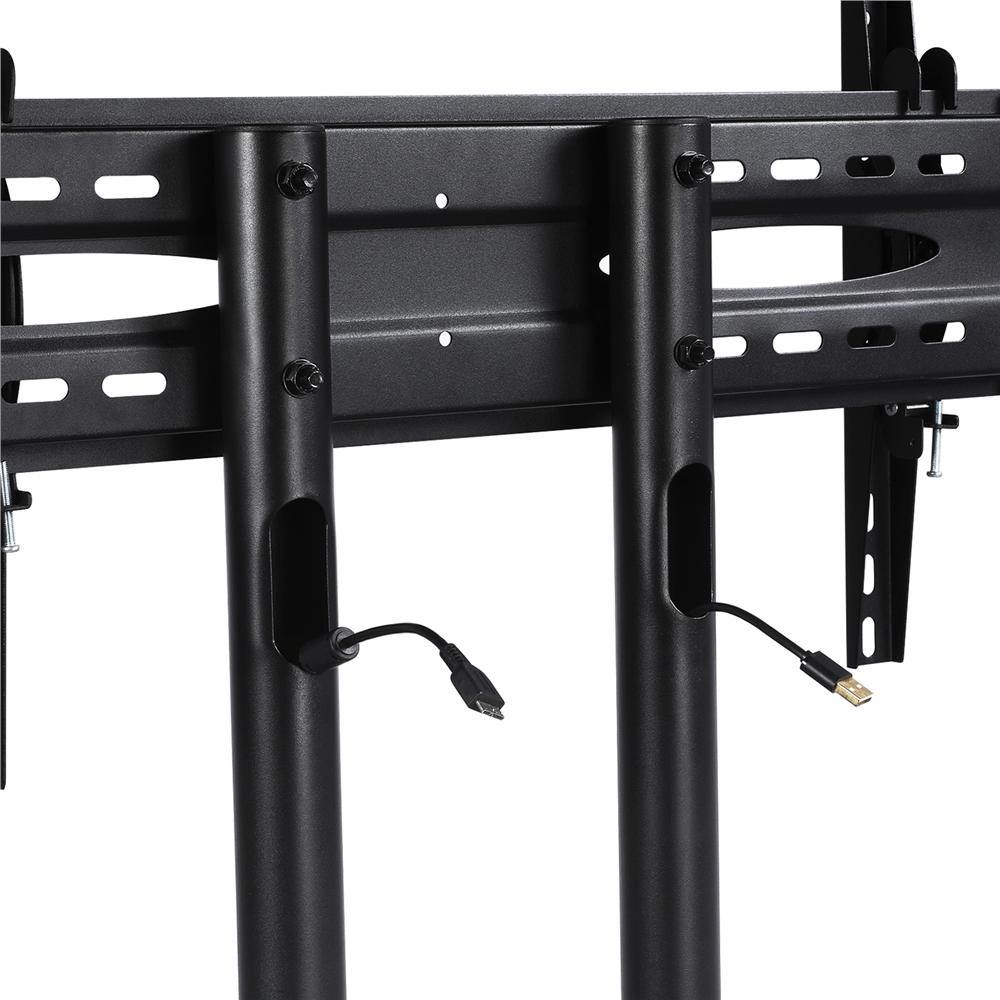 Yaheetech Modern Mobile TV Stand Cart for 32-65in Screens - Image 4