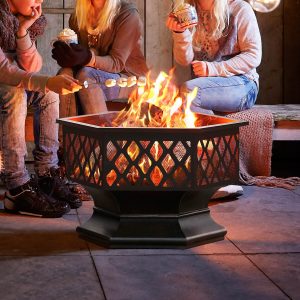 Yaheetech Hex Shaped Fire Bowl