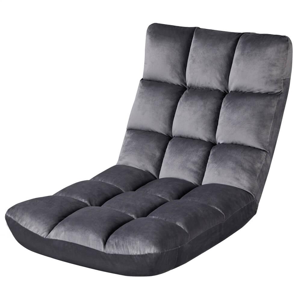 Yaheetech Padded Floor Chair with Back Support - Image 2