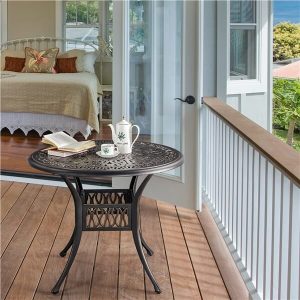 Yaheetech Patio Bistro Table