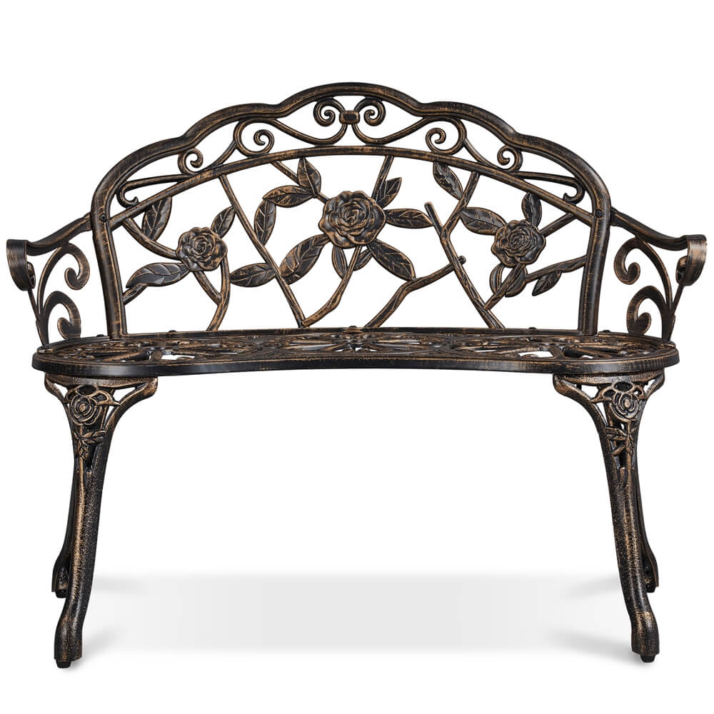 Yaheetech Outdoor Metal Bench - Image 2