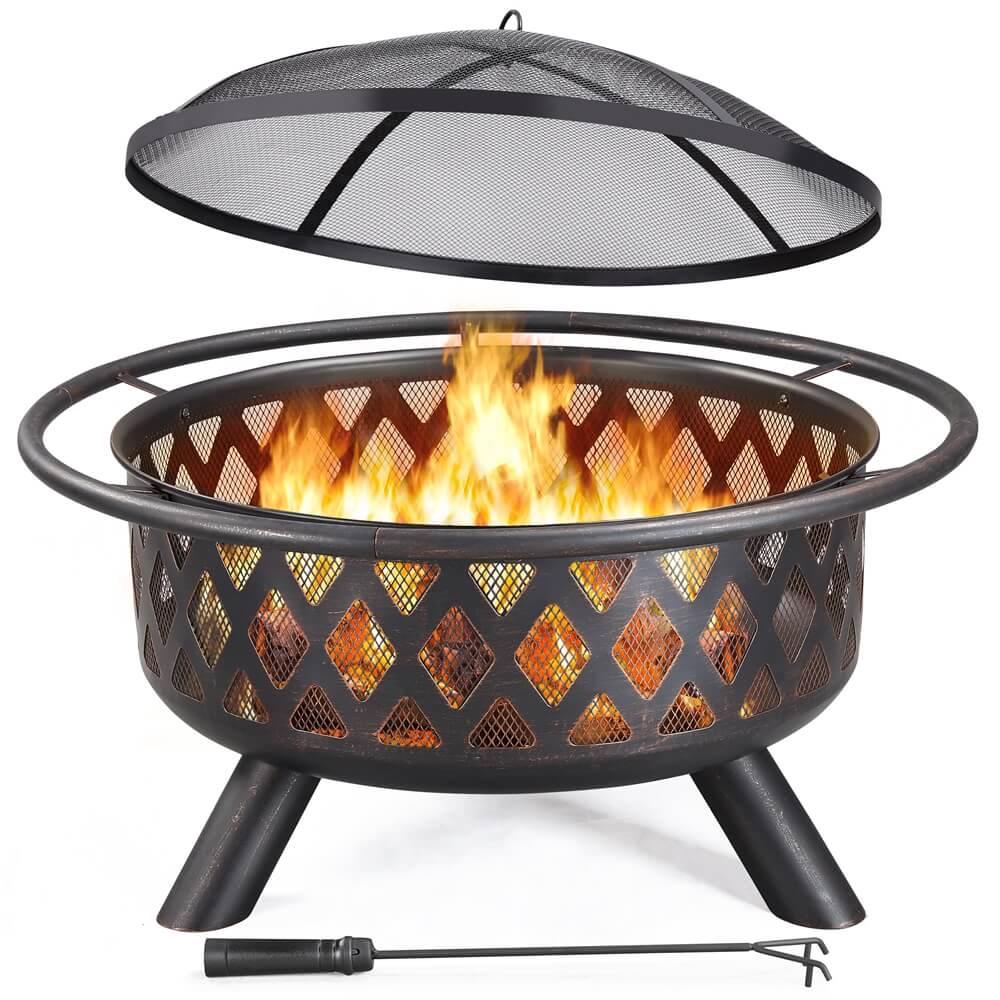 Yaheetech 36 Inch Fire Pit - Image 2