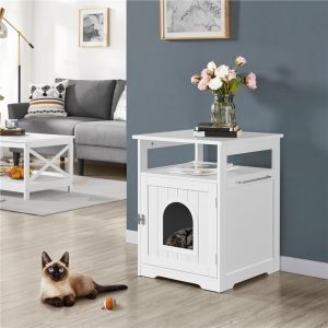 Yaheetech Cat Litter Box Enclosure