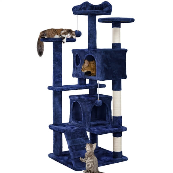 Yaheetech 54?? Tall Condo Kitten Tree Tower Cat Tree - Image 7