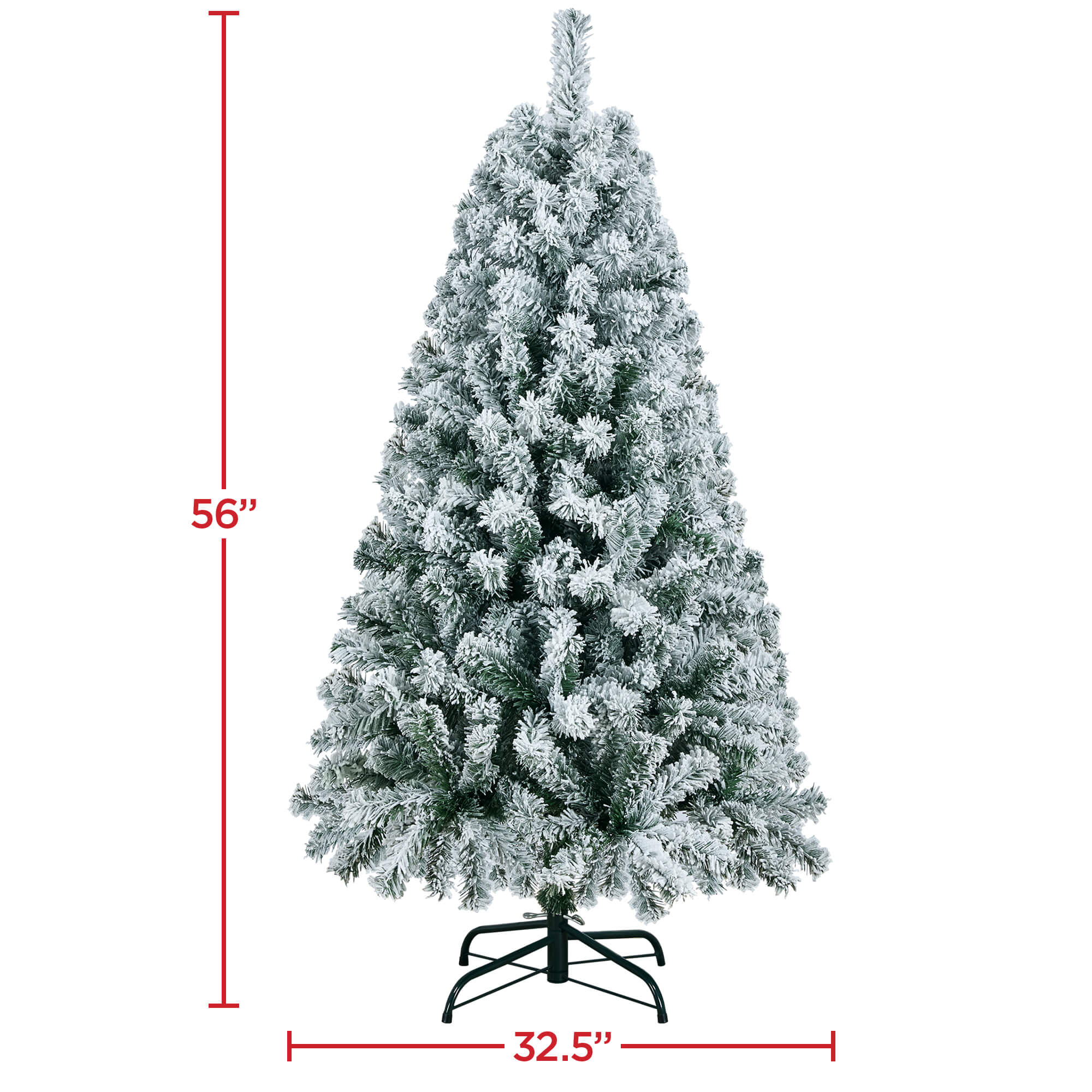 Yaheetech Frosted Artificial Christmas Tree - Image 5