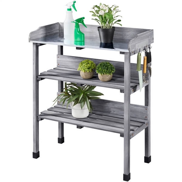 Yaheetech Firwood Potting Bench - Image 2