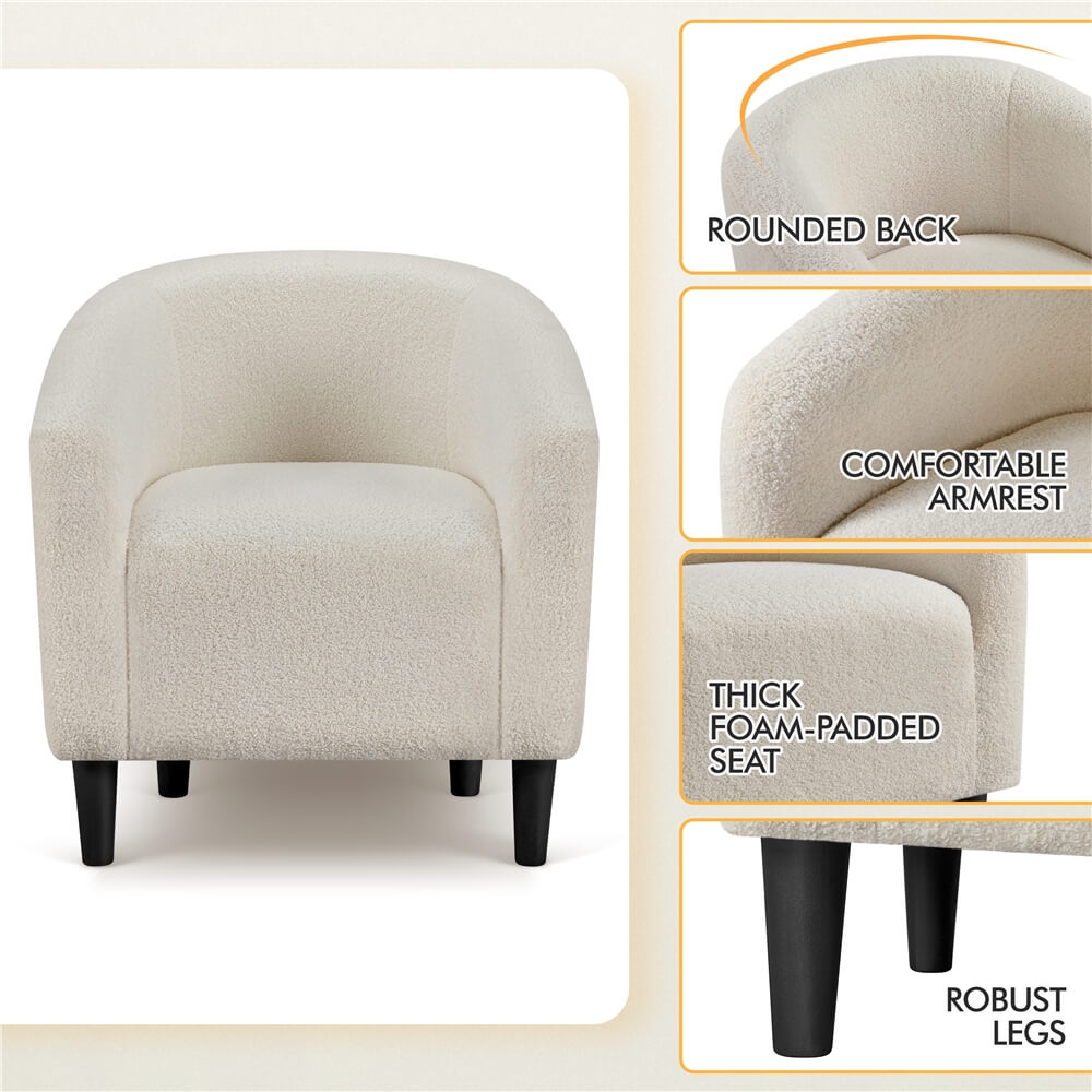 Yaheetech Accent Barrel Chair - Image 8