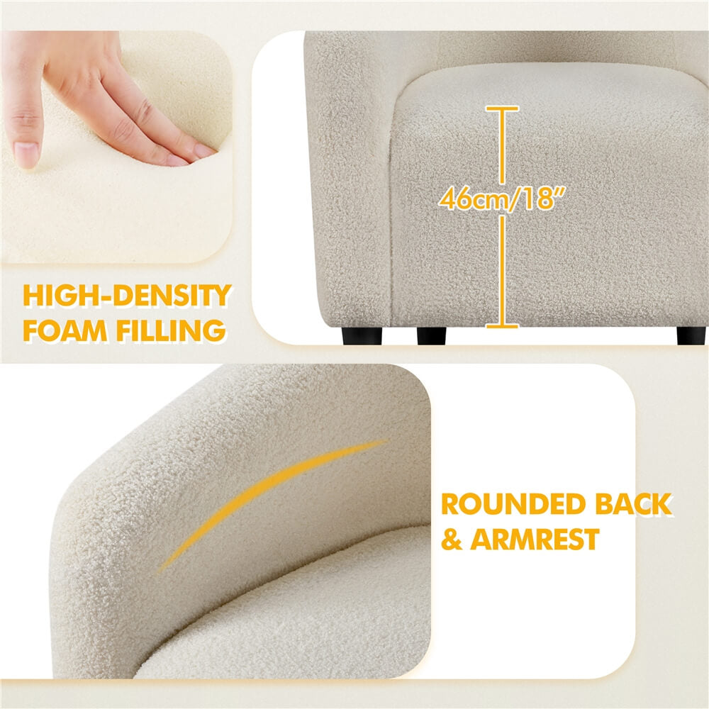 Yaheetech Accent Barrel Chair - Image 10
