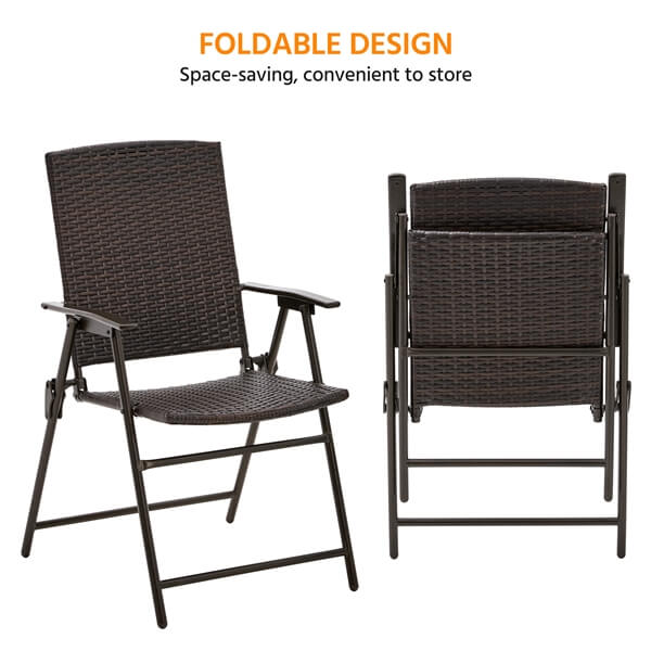 Yaheetech 2pcs Rattan Chairs - Image 5
