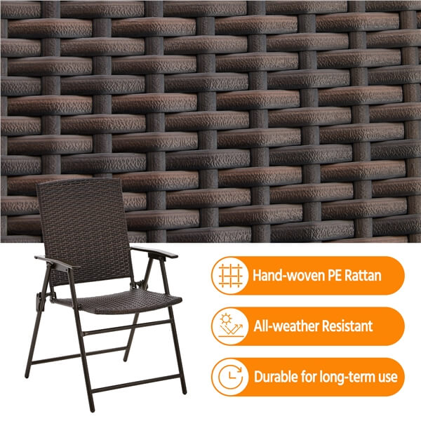 Yaheetech 2pcs Rattan Chairs - Image 7