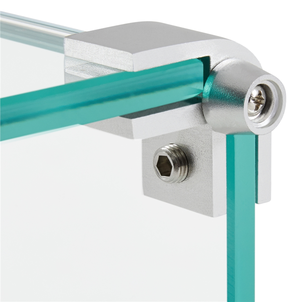 Yaheetech 23.5 L x 7.5 W Tempered Glass Wind Guard Fence - Image 7