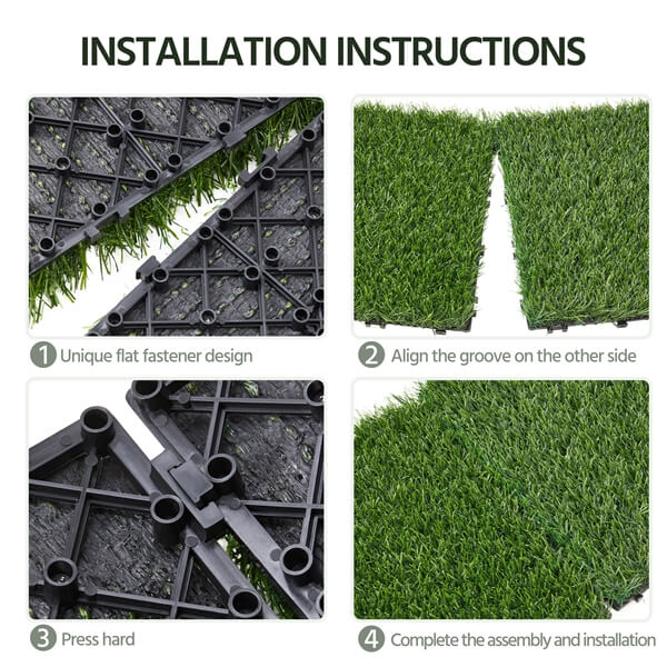 Yaheetech 12 x 12 Artificial Grass - Image 5