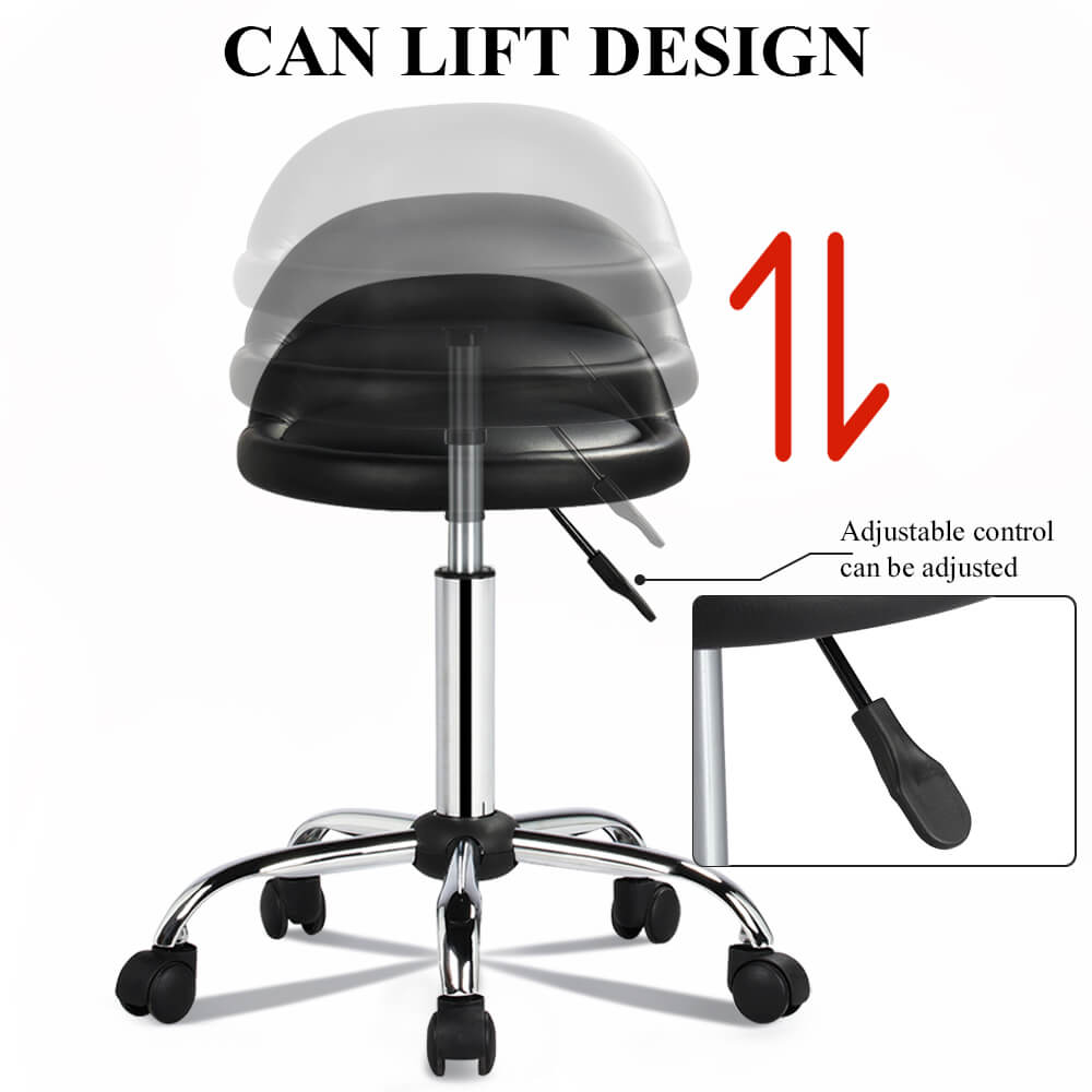 Yaheetech Rolling Salon Stool - Image 7
