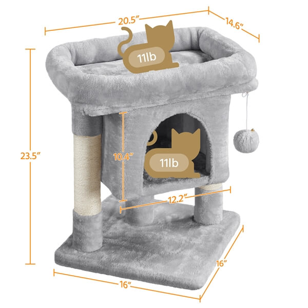 Yaheetech 23.5in Cat Tree Tower - Image 10
