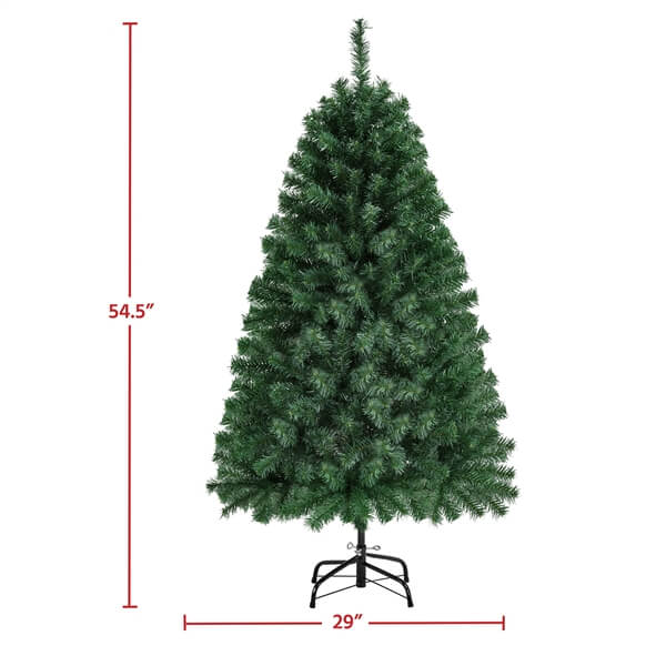 Yaheetech 4.5'/6'/7.5'/9' Artificial Green Christmas Tree - Image 3