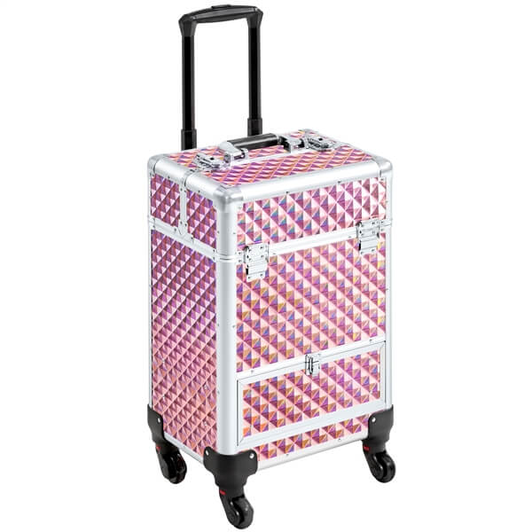 Yaheetech Aluminum Cosmetic Case 22 Inch - Image 2