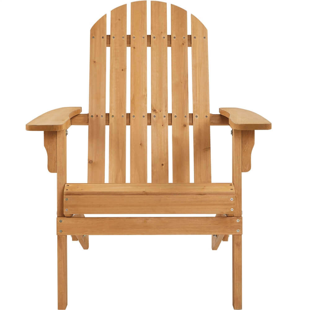 Yaheetech Folding Wooden Lounge Chair - Image 2