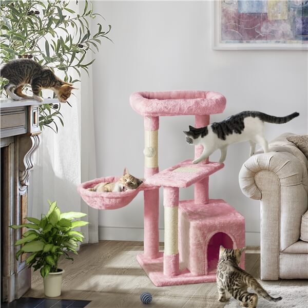Yaheetech 34.5?? Height Cat Tree with Condo