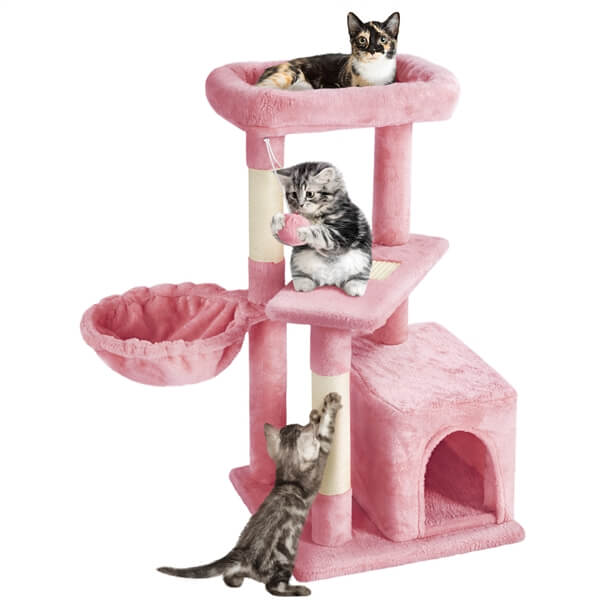 Yaheetech 34.5?? Height Cat Tree with Condo - Image 2