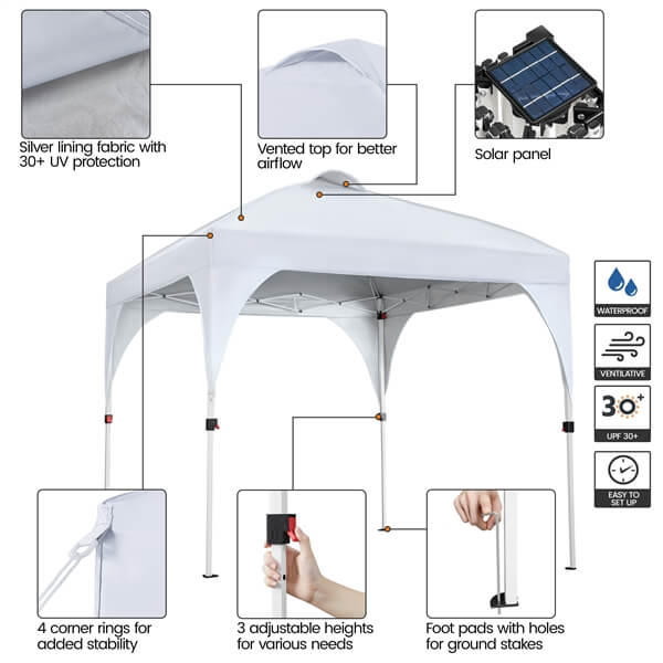 Yaheetech 10 ?? 10 ft Pop-up Canopy Tent - Image 5