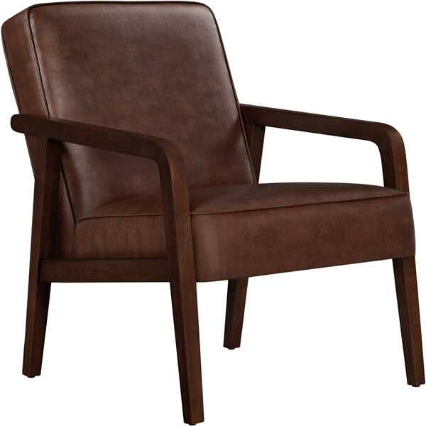 Yaheetech Mid-Century Modern Upholstered Lounge Chair - Image 2