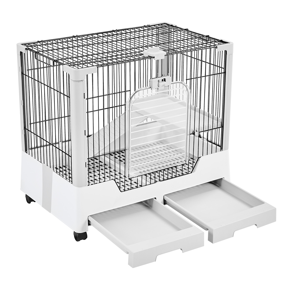 Yaheetech 2-Level Rolling Rabbit Cage - Image 3