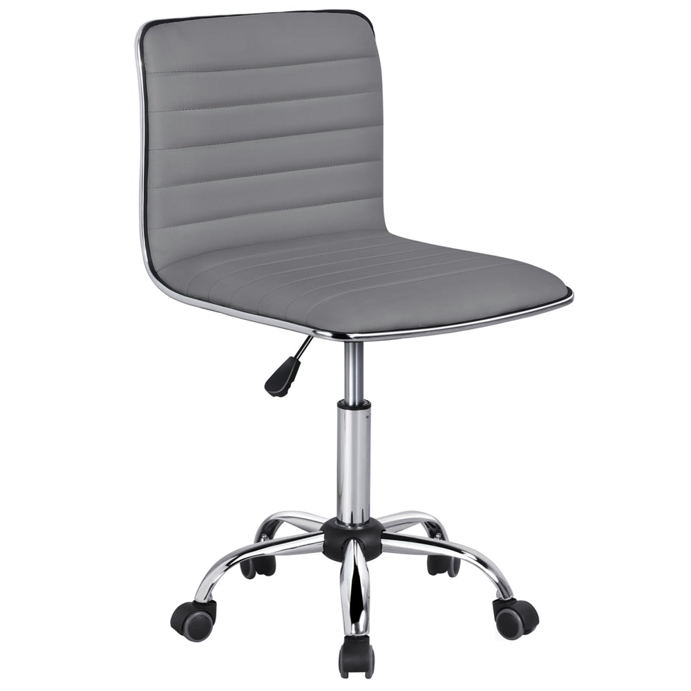 Yaheetech 16.3-22.2 Inch Adjustable PU Leather Low Back Desk Office Chair - Image 8