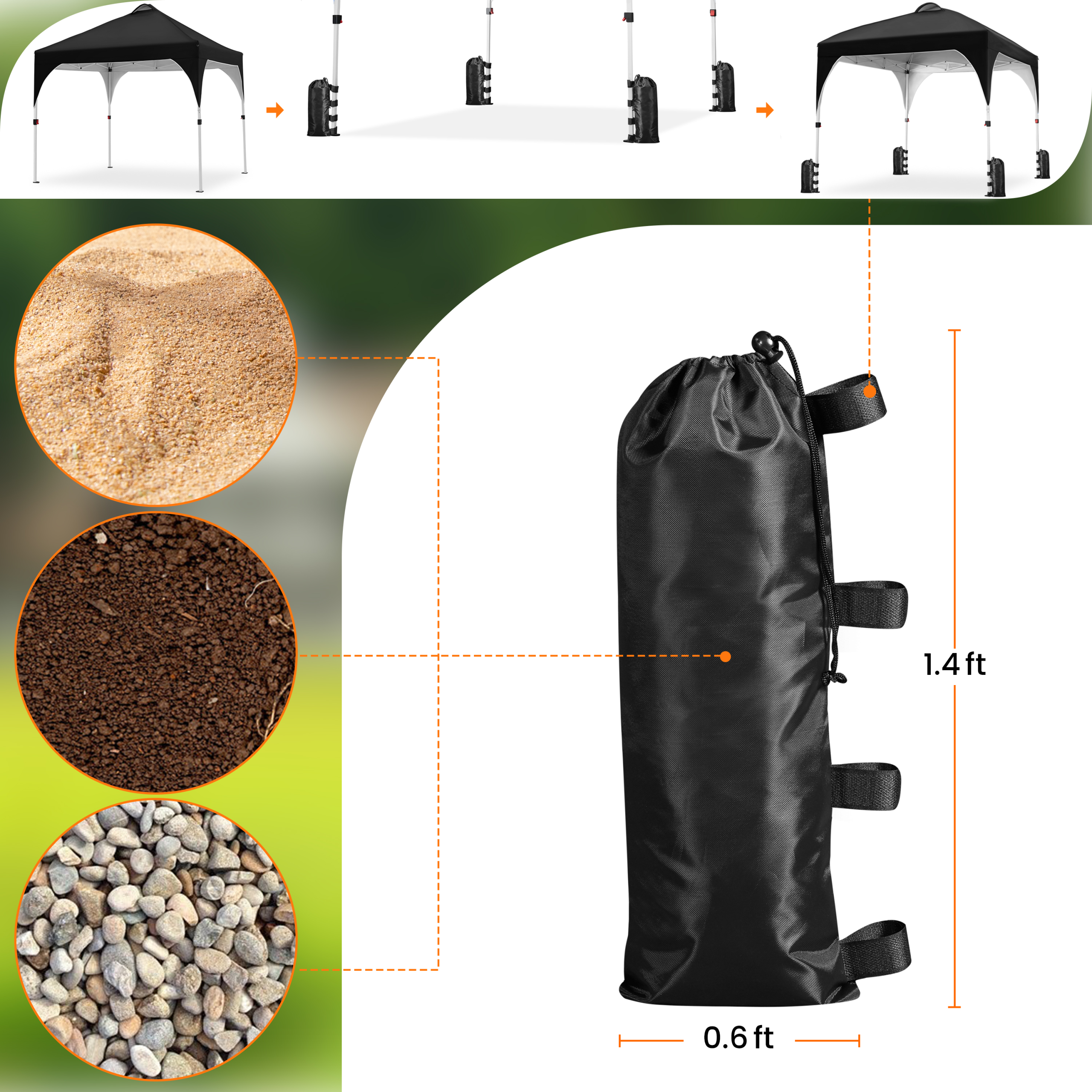 Yaheetech 8x8 Pop Up Canopy Tent with Vent - Image 10
