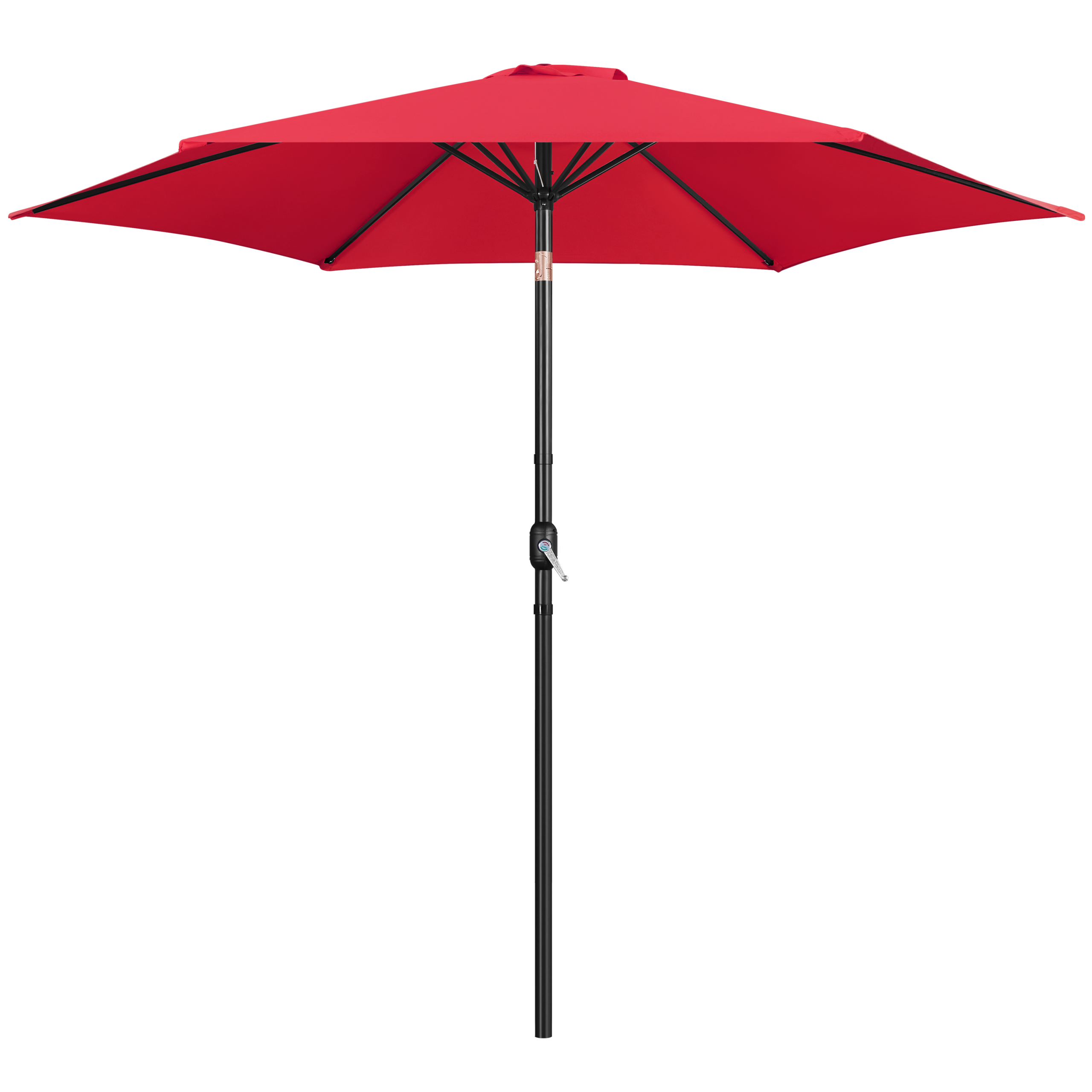 Yaheetech Outdoor Table Umbrella with Push Button Tilt and Crank - Image 4