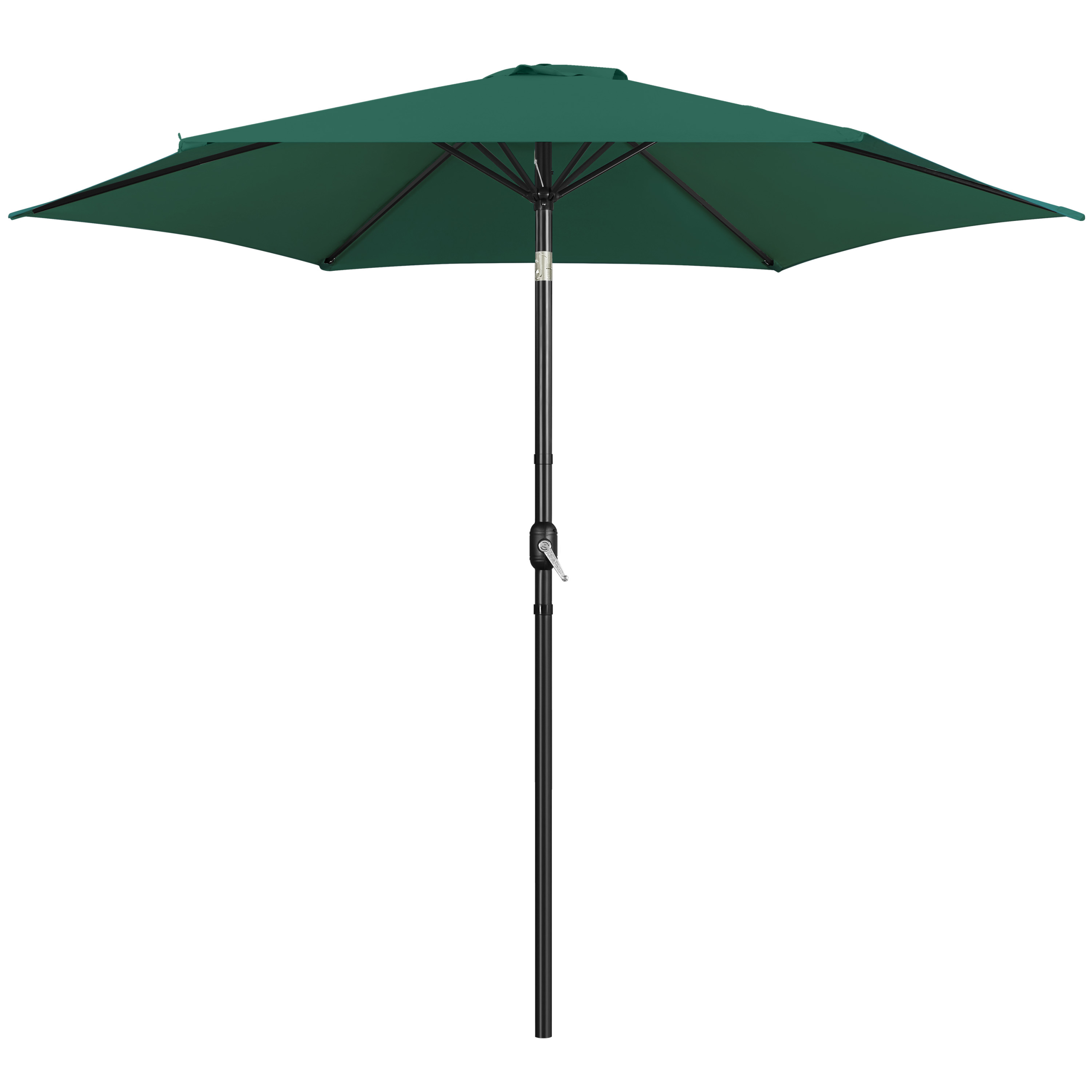 Yaheetech Outdoor Table Umbrella with Push Button Tilt and Crank - Image 3