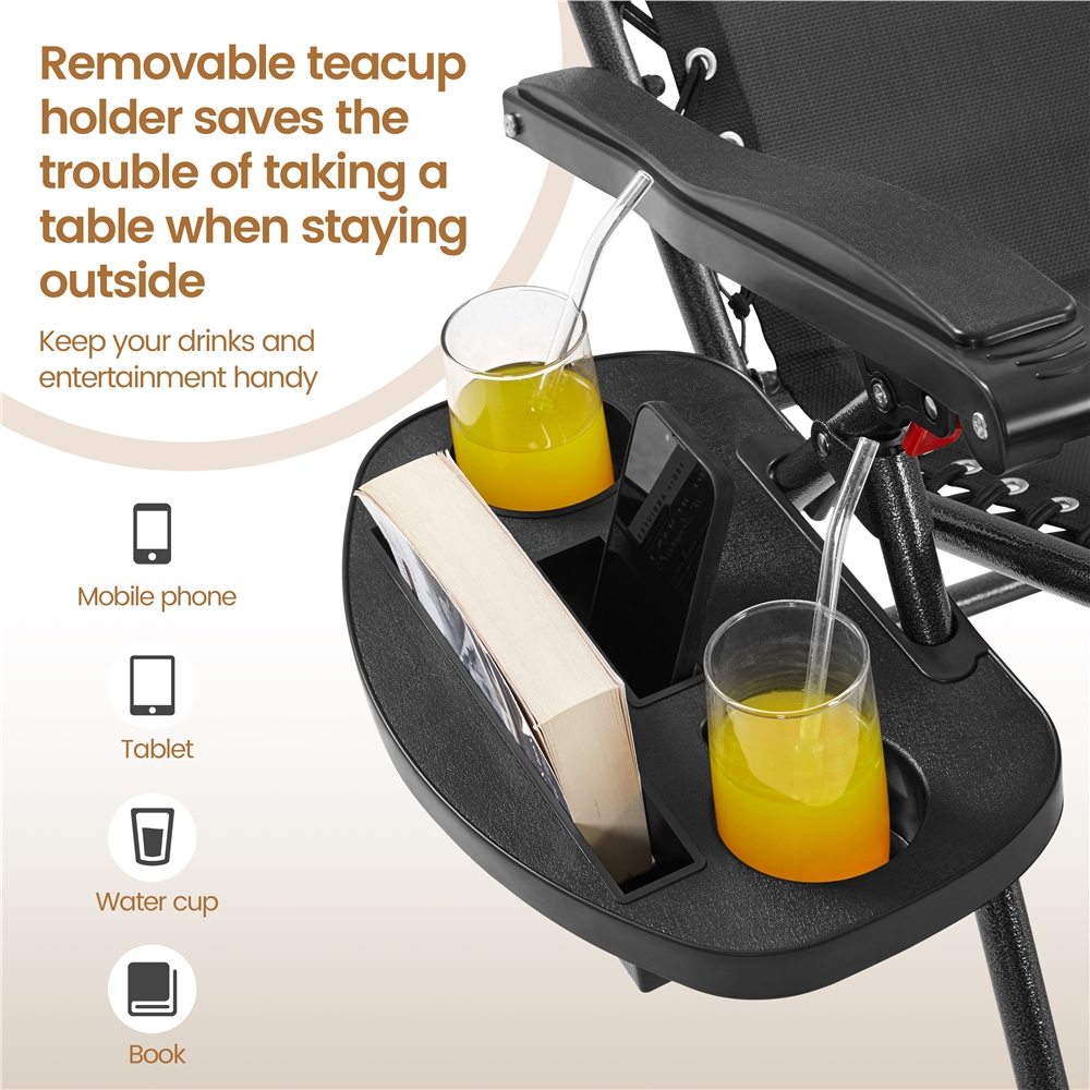 Yaheetech 29in Zero Gravity Recliner - Image 9