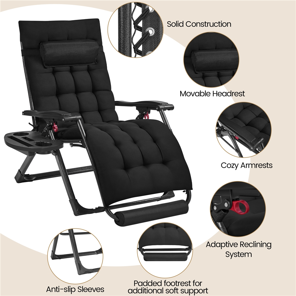 Yaheetech 29in Zero Gravity Recliner - Image 12
