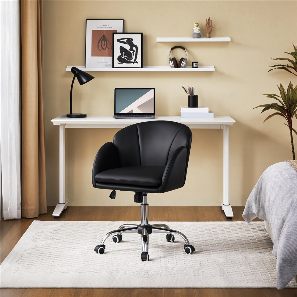 Yaheetech Faux Leather Flower-Shaped Accent Office Chair - Image 7