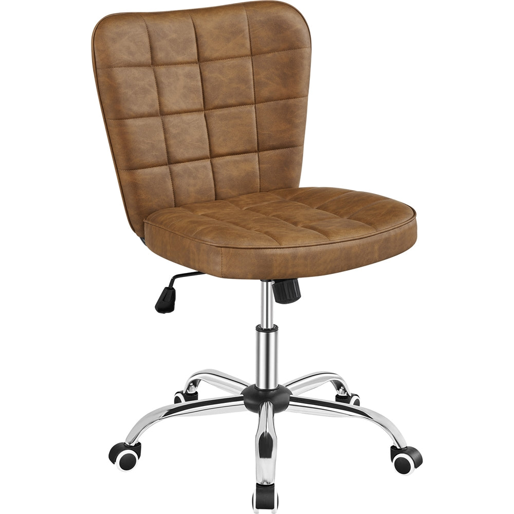 Yaheetech Modern Tufted Armless Desk Chair - Image 5