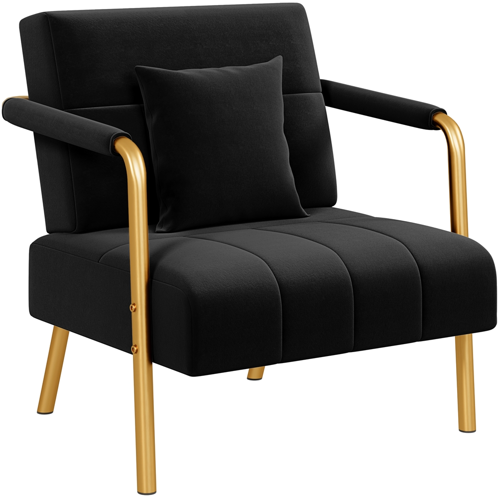 Yaheetech 30?? W Velvet Accent Armchair