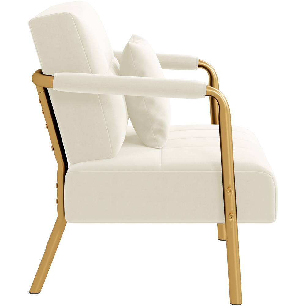 Yaheetech 30?? W Velvet Accent Armchair - Image 5