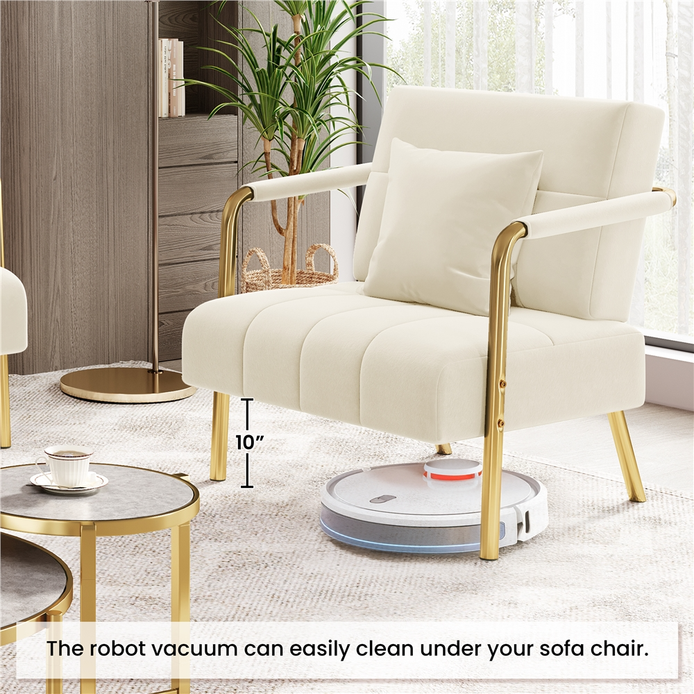 Yaheetech 30?? W Velvet Accent Armchair - Image 10