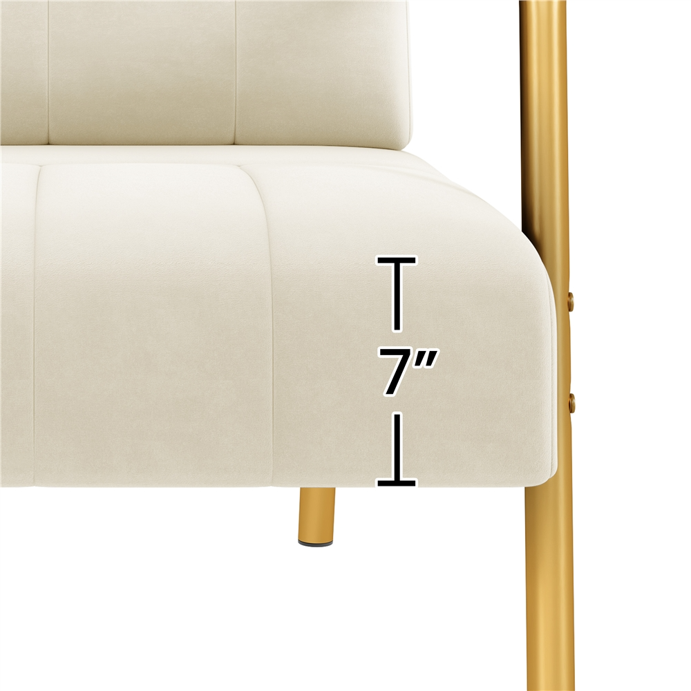 Yaheetech 30?? W Velvet Accent Armchair - Image 13