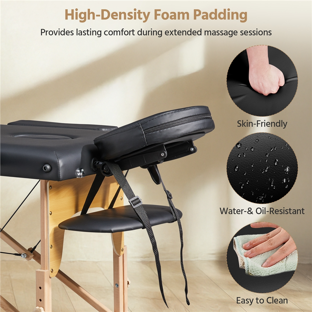 Yaheetech Adjustable Massage Table Bed - Image 8