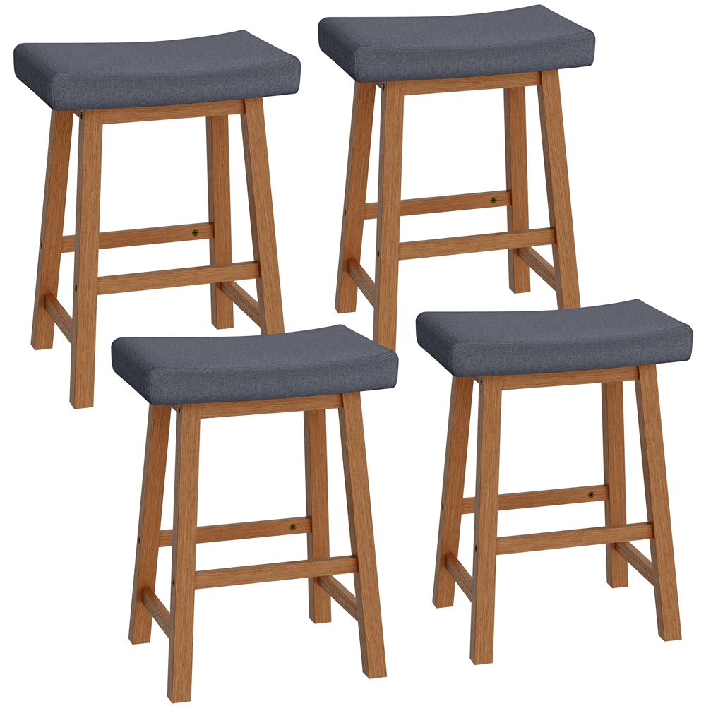 Set of 2 Farmhouse Counter Height Bar Stools - Image 10