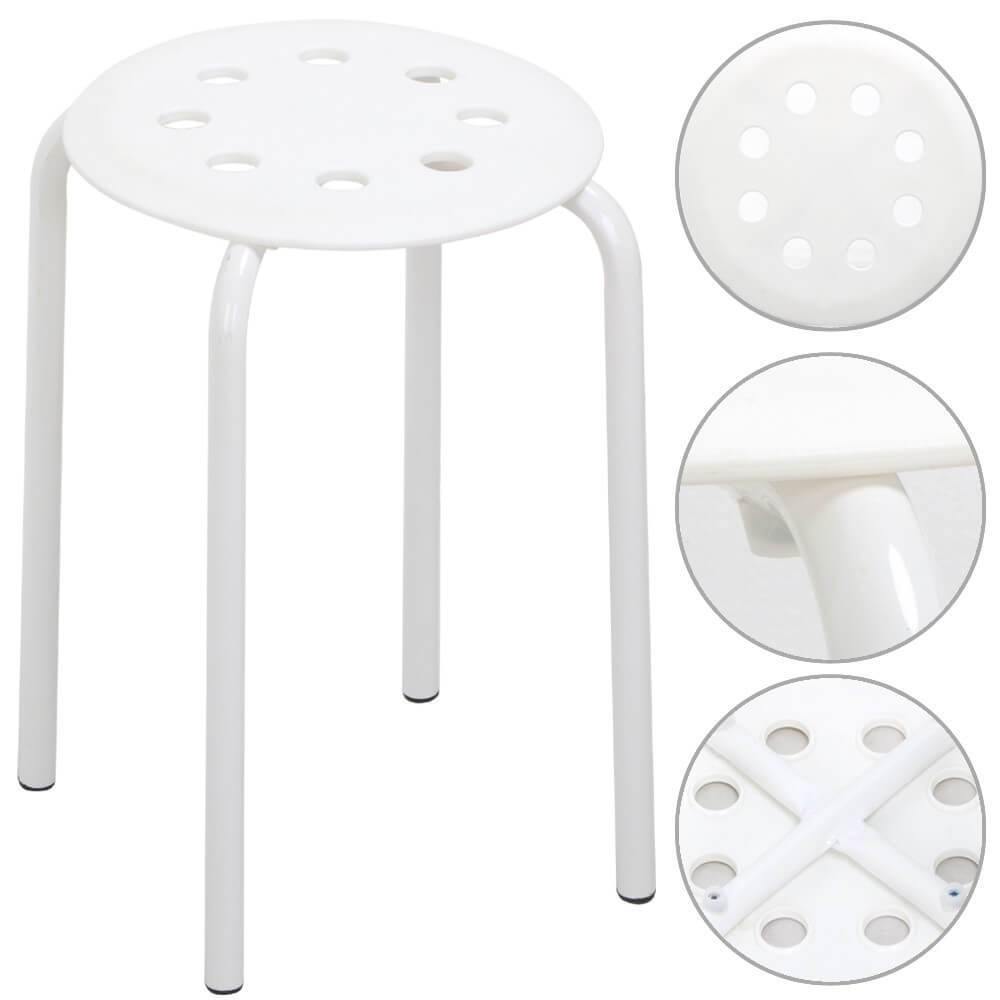 Yaheetech 17.3 Inch Stackable Stools 5pcs - Image 5