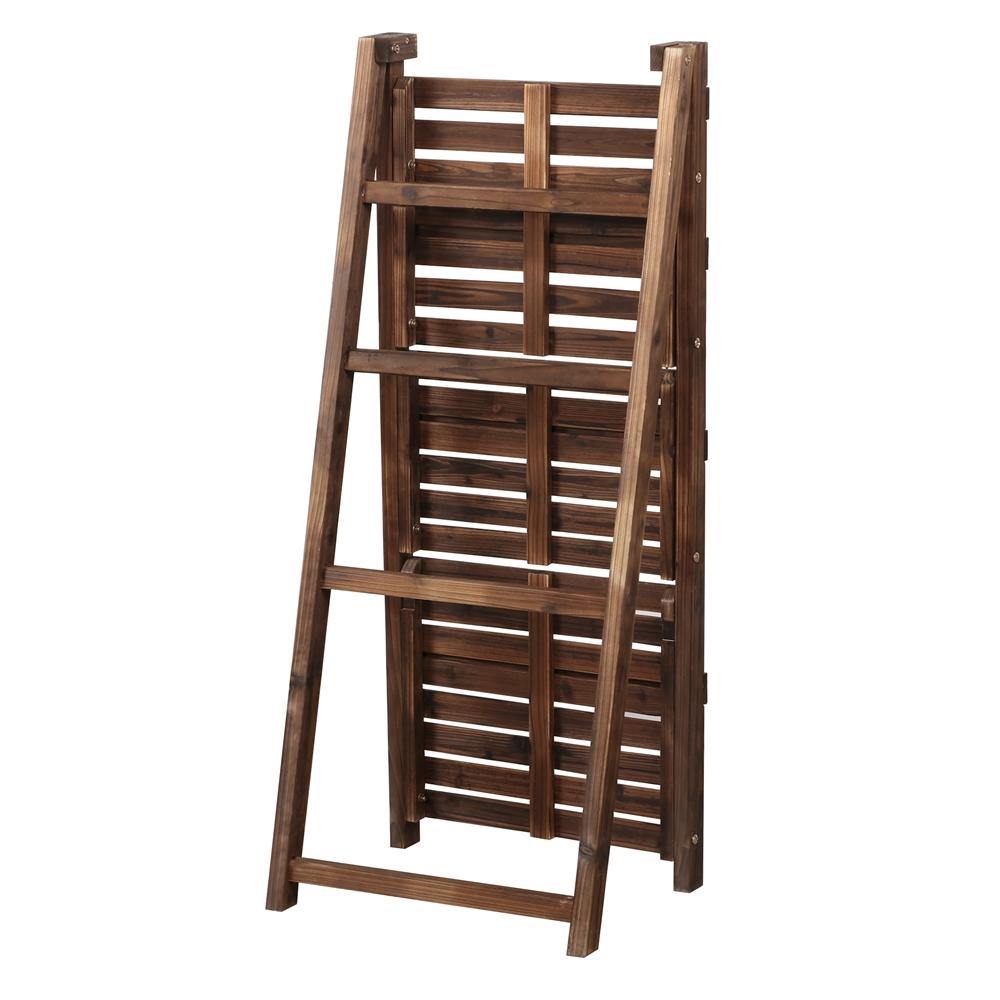 Yaheetech 4-Tier Wooden Foldable Plant Stands Racks - Image 6